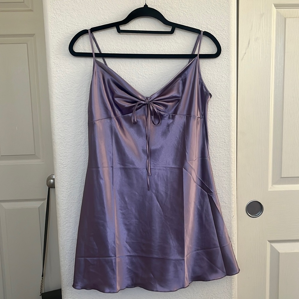 Lavender satin dress ✨